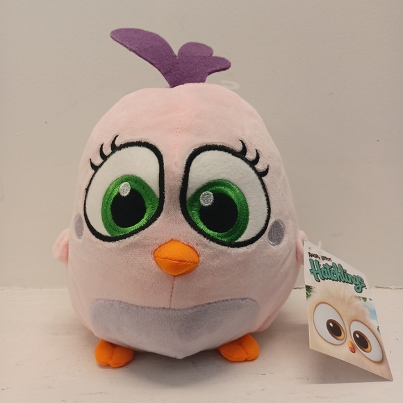 toy factory Other - Angry Birds Hatchlings Zoe Pink Plush Toy By Toy Factory 2022 *New With Tag